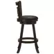 Calecita Cappuccino Upholstered Seat Swivel Bar Stool Set of 2