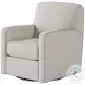 Flash Dance Sand Leather Swivel Glider Recliner
