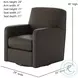 Flash Dance Maximus Fossil Swivel Glider