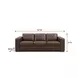 Inglewood Vintage Brown Cigar Leather 92" Sofa