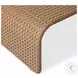Paige Natural Woven 80" Outdoor Chaise