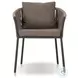 Porto Ellor Brown Outdoor Dining Chair