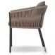 Porto Ellor Brown Outdoor Dining Chair
