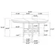 Lavon Espresso Extendable Dining Table