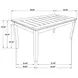 Dalila Cappuccino Rectangular Dining Table