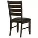 Dalila Dark Brown Side Chair Set of 2