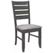 Dalila Grey Ladder Back Side Chair Set of 2