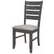 Dalila Grey Ladder Back Side Chair Set of 2