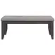 Dalila Dark Grey Padded Cushion Bench