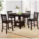 Lavon Espresso Extendable Counter Height Dining Table