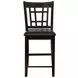 Lavon Black 24" Bar Stool Set of 2