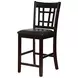 Lavon Black 24" Bar Stool Set of 2