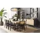 Eiffel Antique Brass 23" Tall Bookcase