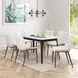Magnus White And Walnut Dining Chair Set Of 2