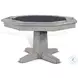 Elmcrest Gray 53" Reversible Game and Dining Poker Table
