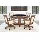 Velden Hollow Natural 53" Reversible Game and Dining Poker Table