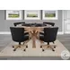 Hearthwood Haven Natural 5 Piece Reversible Game and Dining Poker Table Set