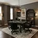 Gibson Umbra Upholstered Game Chair with Casters