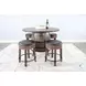 Velden Hollow Buckskin Swivel Counter Height Stool Set of 2