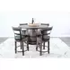 Velden Hollow Buckskin Wood Back Swivel Counter Height Stool Set of 2