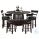 Hearthwood Haven Tobacco Leaf Swivel Counter Height Stool Set of 2