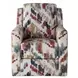 Diva Fiesta Upholstered Swivel Glider Accent Chair