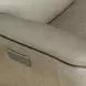 Henry Beige Leather Swivel Gliding Power Recliner with USB Charging and Heat Massage