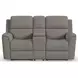 Henry Brown 75" Power Reclining Console Loveseat with Power Headrest and Lumbar