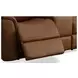 Henry Russet Leather 75" Power Reclining Console Loveseat with Power Headrest and Lumbar