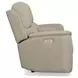 Henry Brown Leather 75" Power Reclining Console Loveseat with Power Headrest and Lumbar