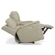 Henry Brown Leather 75" Power Reclining Console Loveseat with Power Headrest and Lumbar