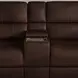 Henry Burnt Umber Leather 6 Piece Modular Zero Gravity Power Reclining Sectional with Power Headrest and USB Charging