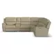 Henry Beige Leather 7 Piece Modular Zero Gravity Power Reclining Sectional with Power Lumbar and USB Charging