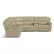 Henry Beige Leather 7 Piece Modular Zero Gravity Power Reclining Sectional with Power Lumbar and USB Charging