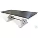Heritage House White 96" Extendable Rectangular Dining Table