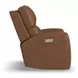 Linden Caramel Leather Zero Gravity Swivel Gliding Power Recliner with USB Charging and Heat Massage