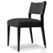 Ferris Gibson Black Performance Fabric Dining Chair Set of 2