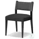 Ferris Gibson Black Performance Fabric Dining Chair Set of 2