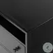 Belmont Black 2 Drawer Nightstand