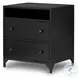 Belmont Black 2 Drawer Nightstand