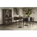 Asher Sparrow Grey And Napa Black Bar Stool
