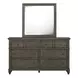 Twin Lakes Gray Sleigh Storage Bedroom Set