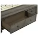 Twin Lakes Gray King Storage Sleigh Bed