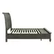 Twin Lakes Gray King Storage Sleigh Bed