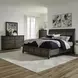 Twin Lakes Gray 6 Drawer Dresser and Square Mirror