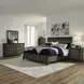 Twin Lakes Gray 6 Drawer Dresser and Square Mirror