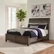 Twin Lakes Gray Sleigh Storage Bedroom Set