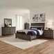 Twin Lakes Gray Sleigh Storage Bedroom Set