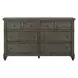 Twin Lakes Gray Sleigh Storage Bedroom Set