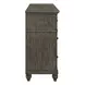 Twin Lakes Gray Sleigh Storage Bedroom Set
